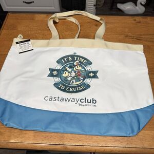 Disney Cruise line cast away club tote bag